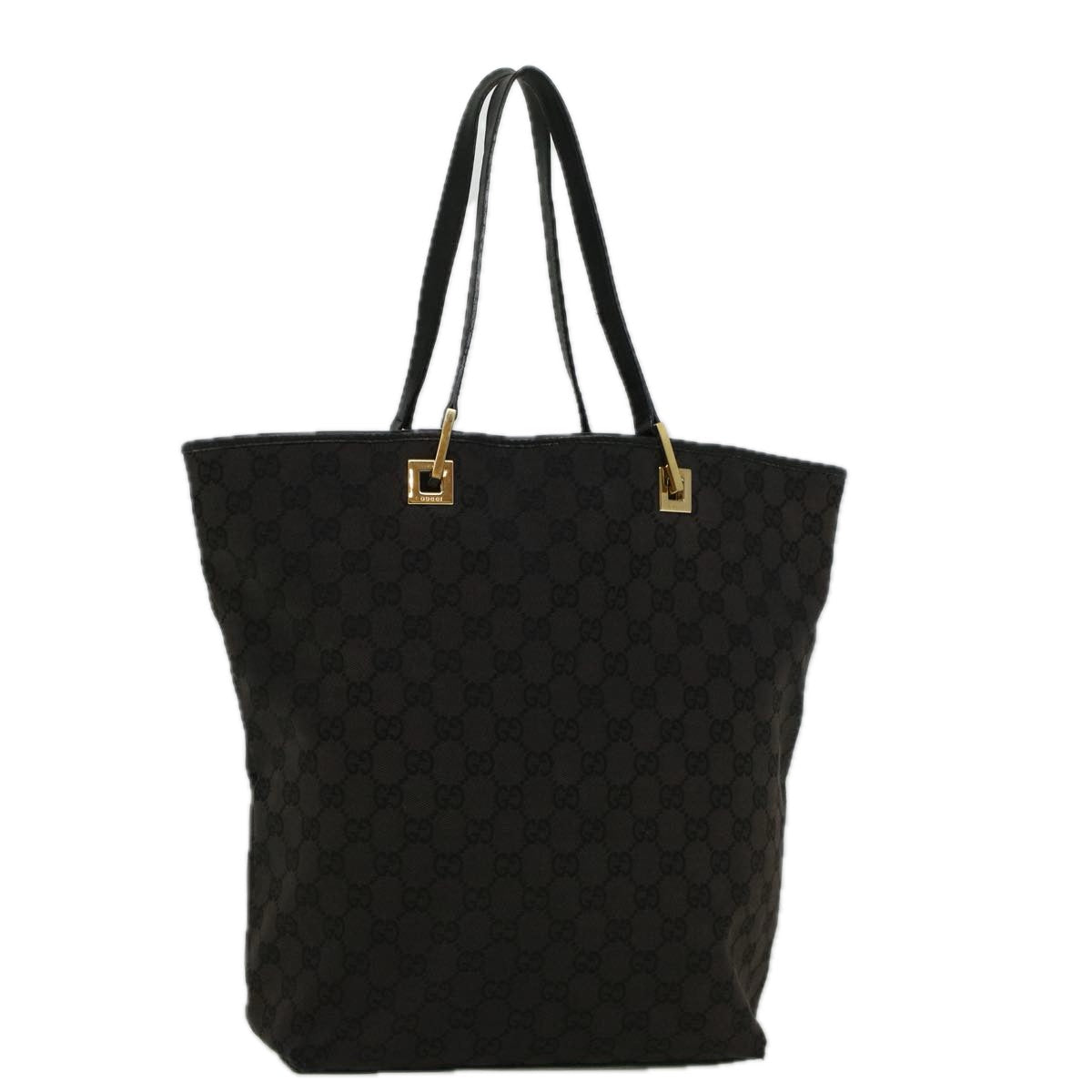 GUCCI GG Canvas Tote Bag Black 002 1098 3444 58793