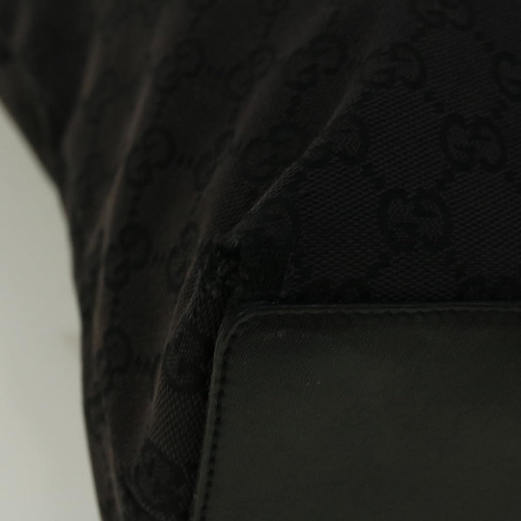 GUCCI GG Canvas Tote Bag Black 002 1098 3444 58793