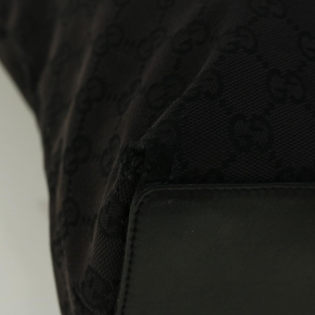 GUCCI GG Canvas Tote Bag Black 002 1098 3444 58793