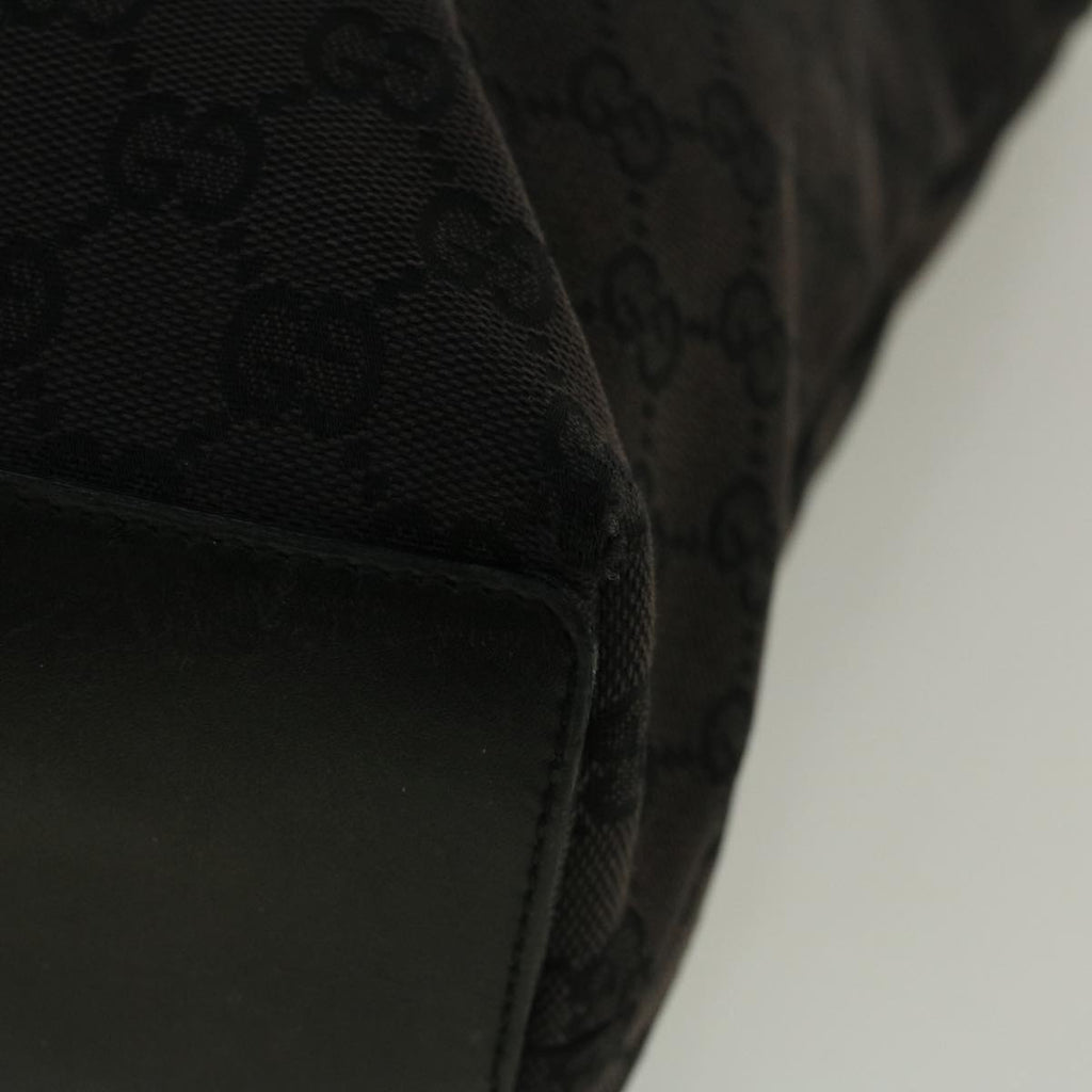 GUCCI GG Canvas Tote Bag Black 002 1098 3444 58793