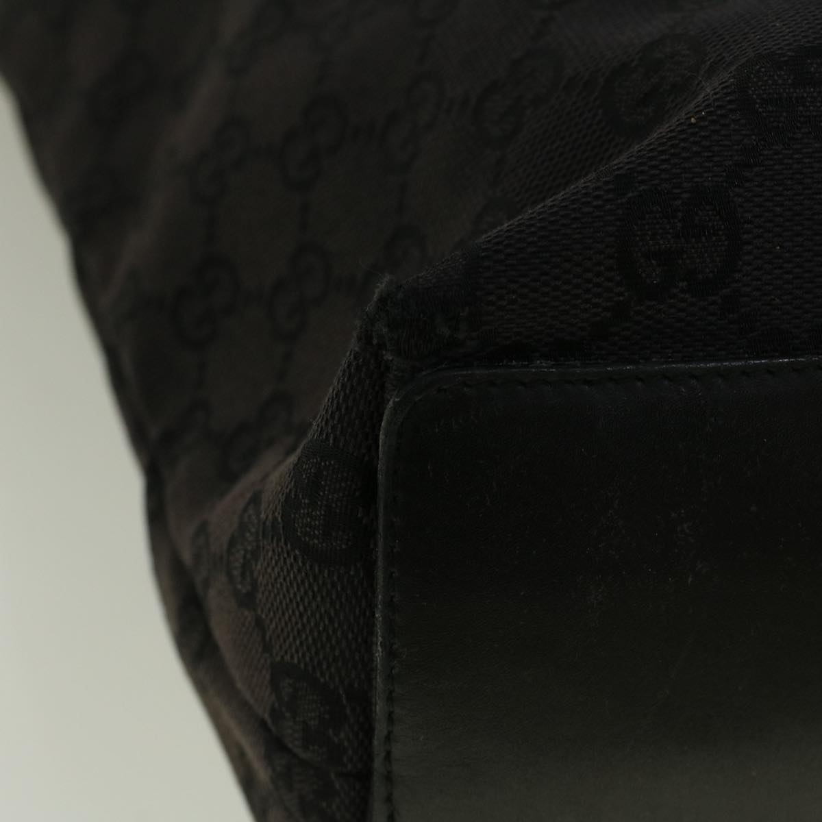 GUCCI GG Canvas Tote Bag Black 002 1098 3444 58793
