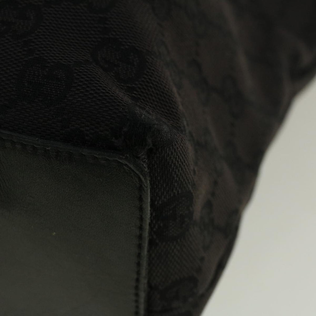 GUCCI GG Canvas Tote Bag Black 002 1098 3444 58793