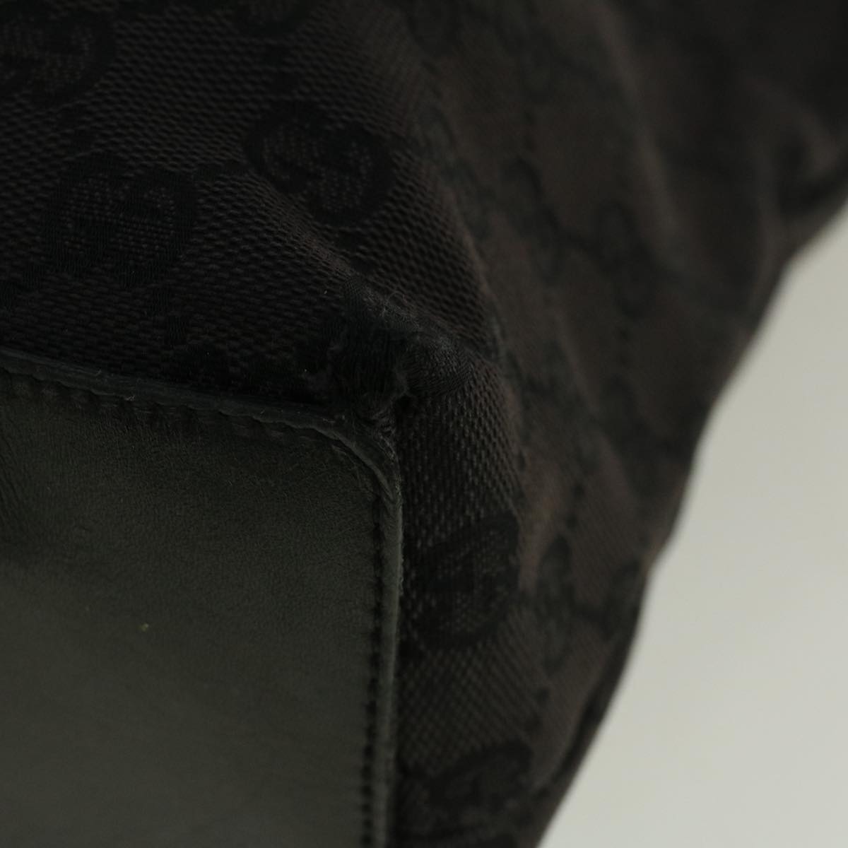 GUCCI GG Canvas Tote Bag Black 002 1098 3444 58793