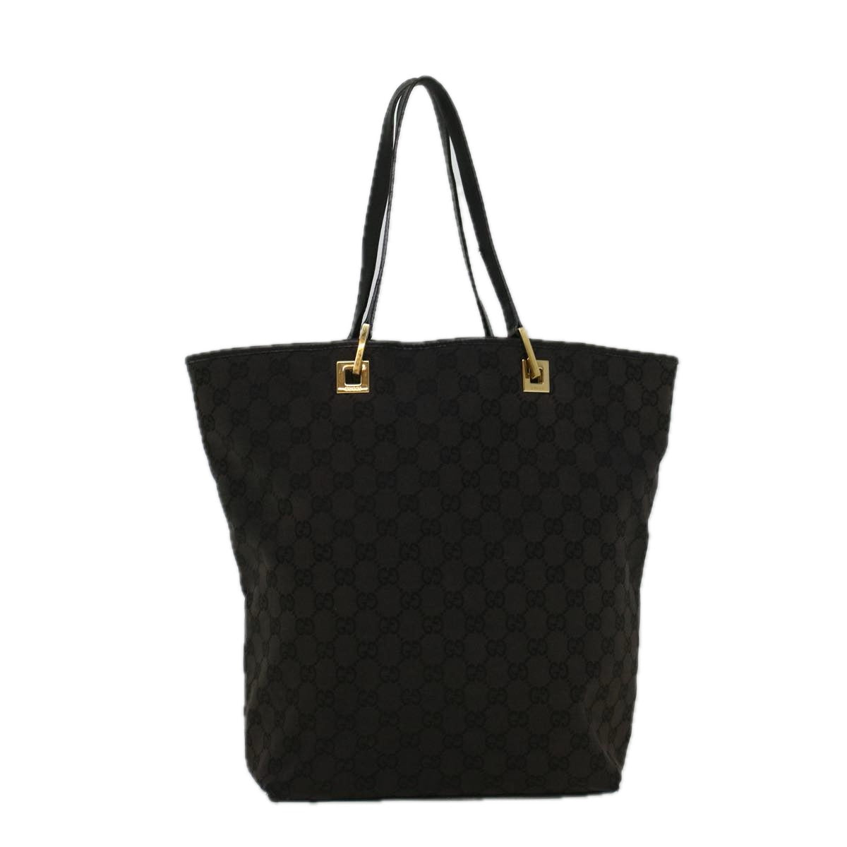 GUCCI GG Canvas Tote Bag Black 002 1098 3444 58793