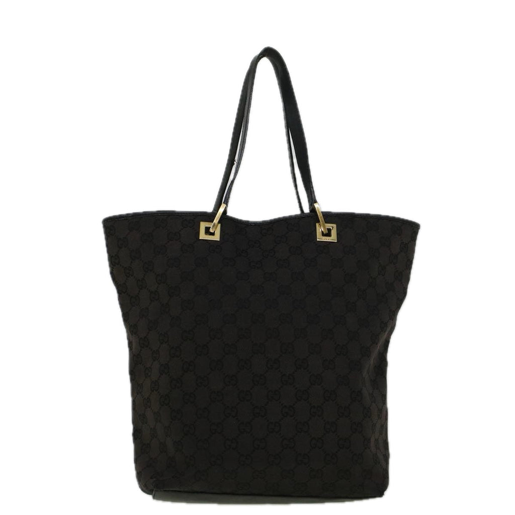 GUCCI GG Canvas Tote Bag Black 002 1098 3444 58793