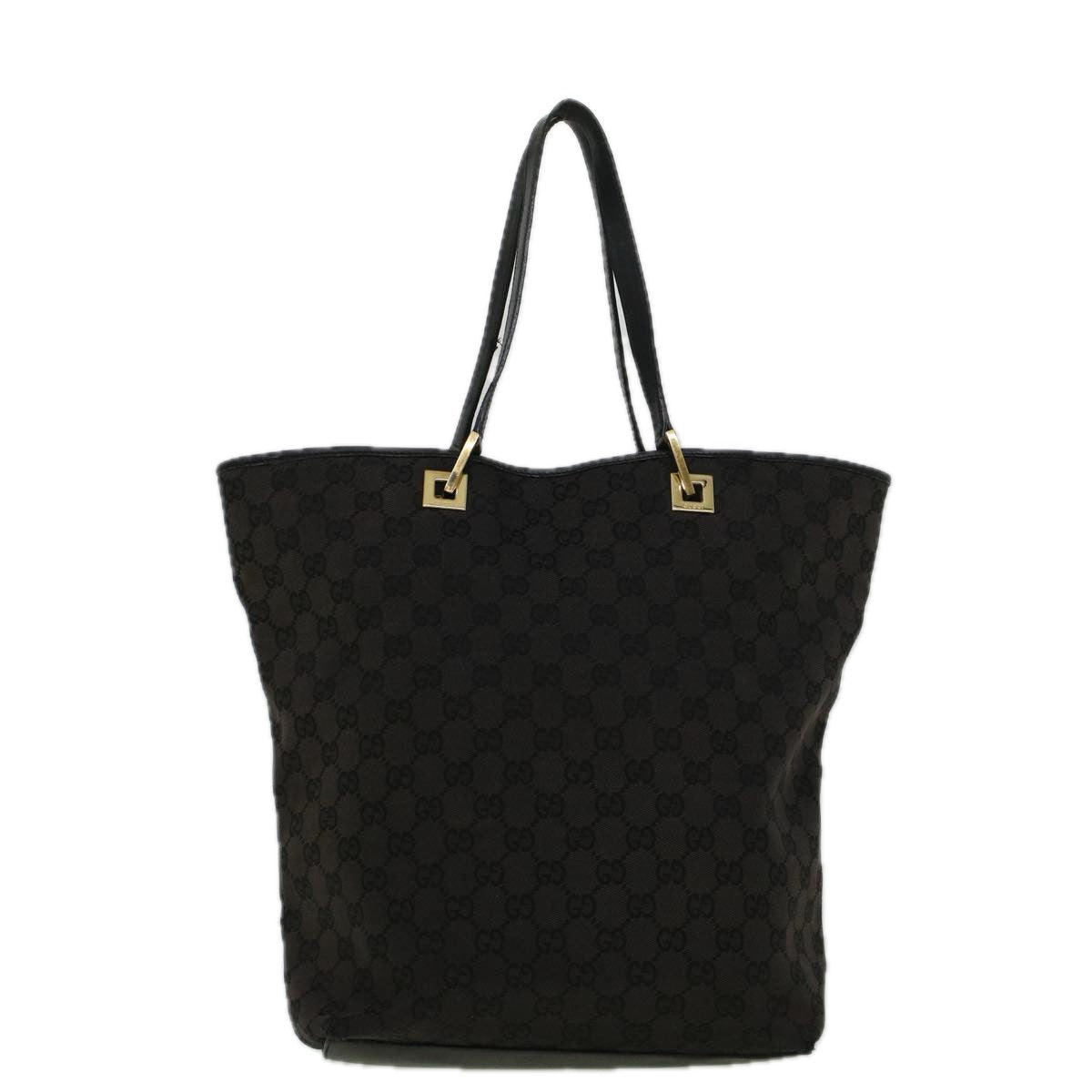 GUCCI GG Canvas Tote Bag Black 002 1098 3444 58793
