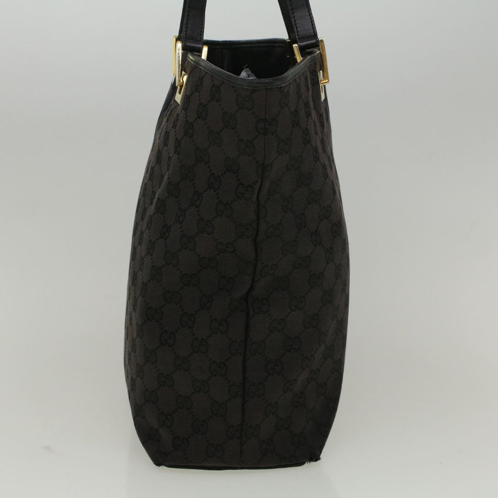 GUCCI GG Canvas Tote Bag Black 002 1098 3444 58793