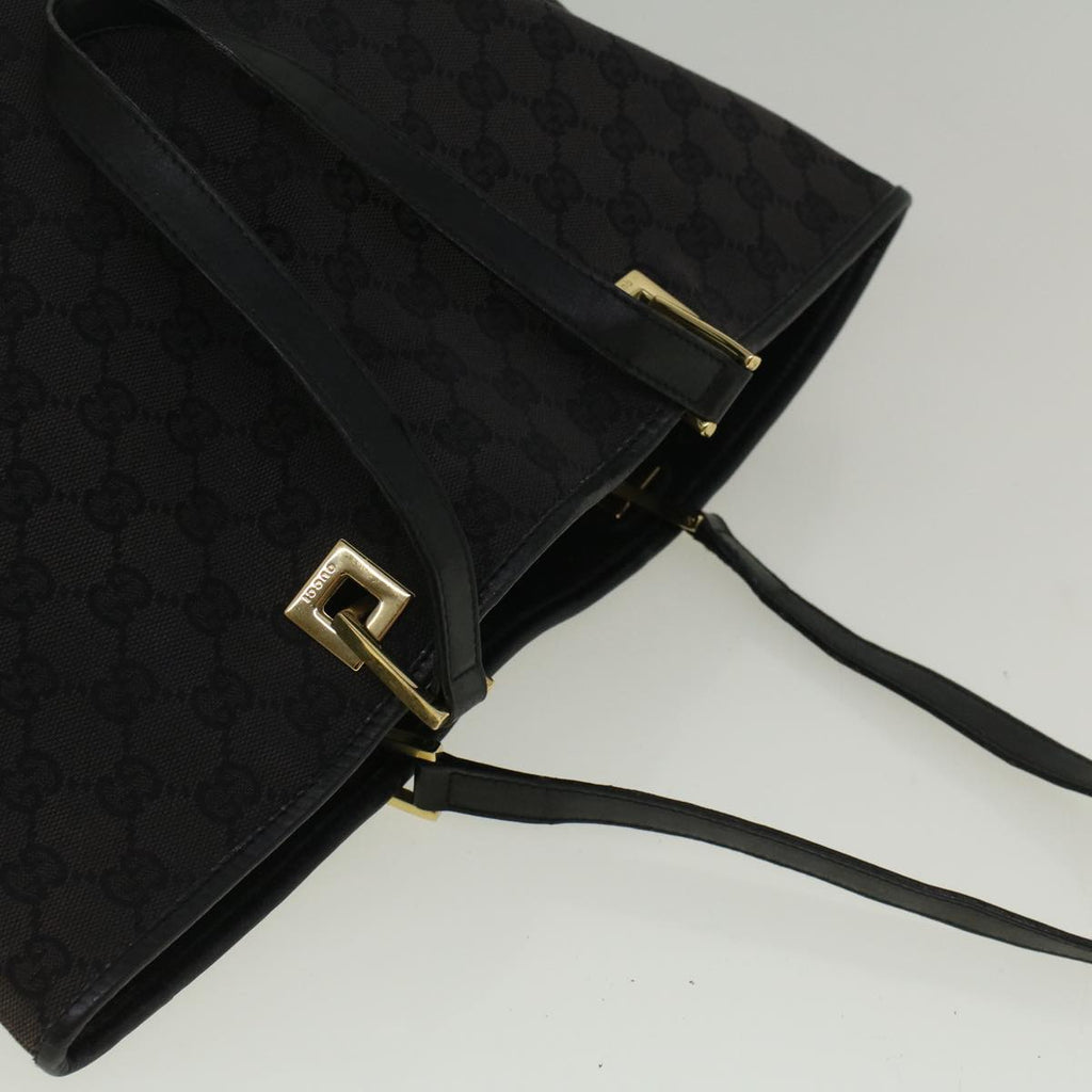 GUCCI GG Canvas Tote Bag Black 002 1098 3444 58793