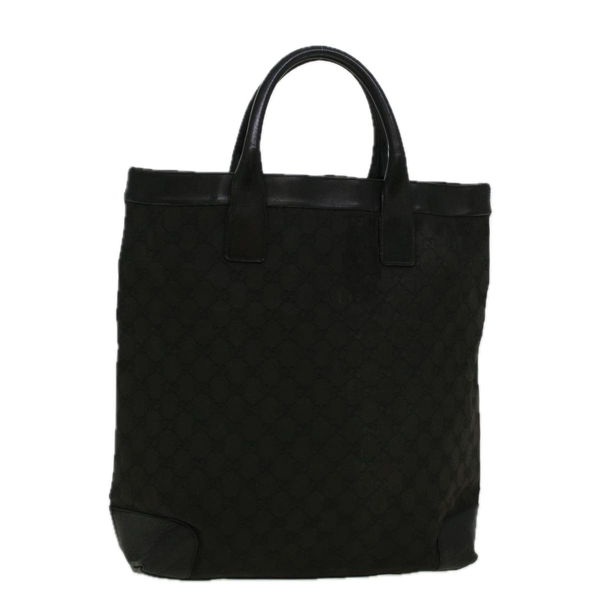 GUCCI GG Canvas Tote Bag Canvas Black 002 1121 1669 58794