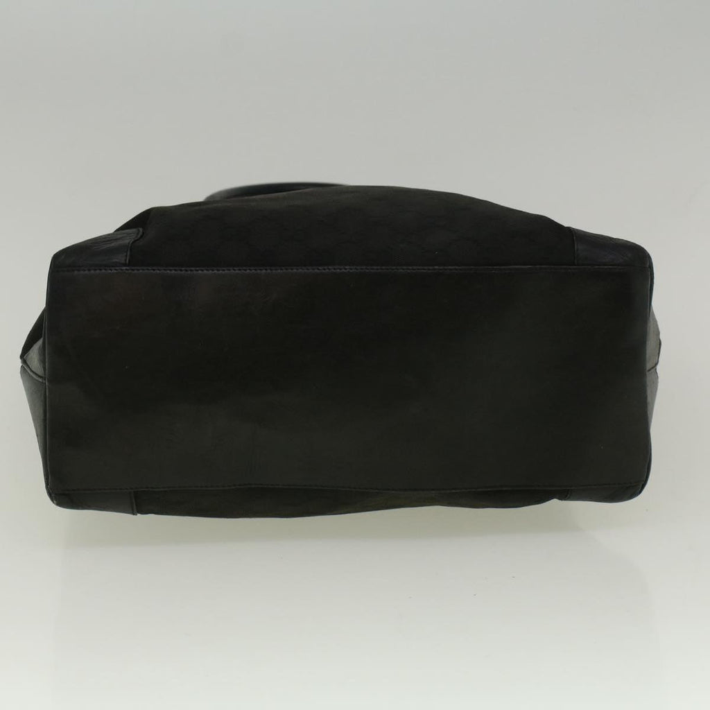 GUCCI GG Canvas Tote Bag Canvas Black 002 1121 1669 58794