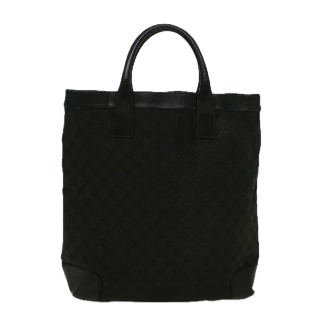 GUCCI GG Canvas Tote Bag Canvas Black 002 1121 1669 58794