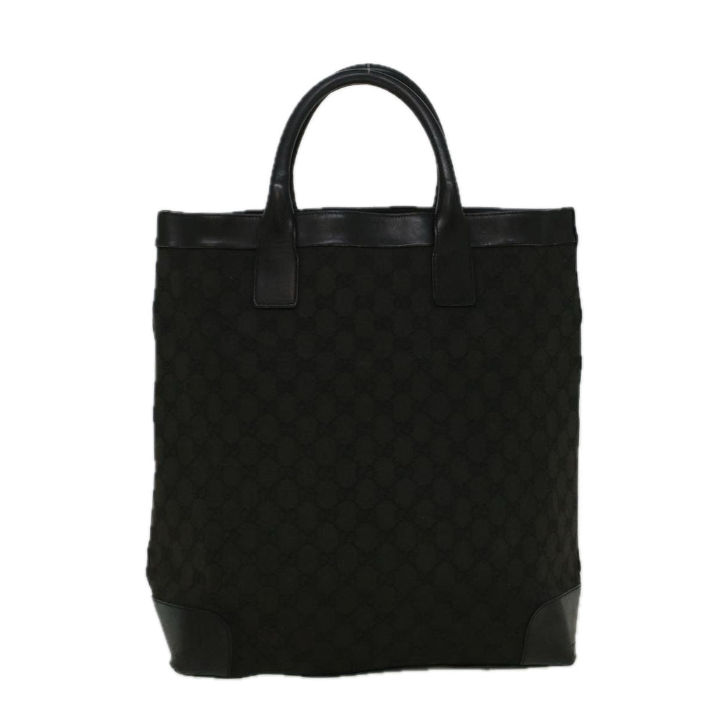GUCCI GG Canvas Tote Bag Canvas Black 002 1121 1669 58794
