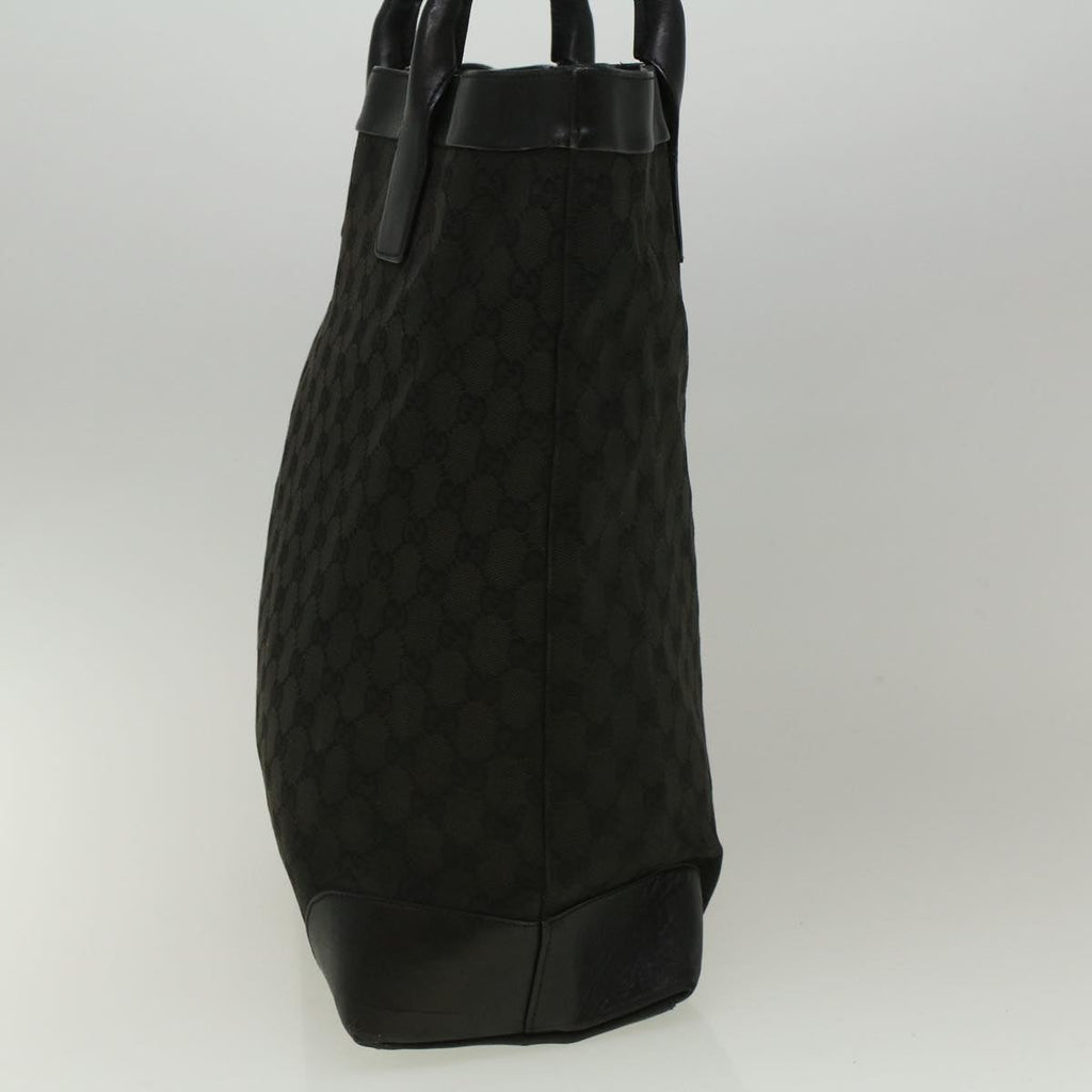 GUCCI GG Canvas Tote Bag Canvas Black 002 1121 1669 58794