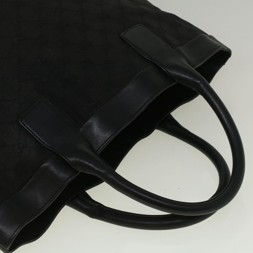 GUCCI GG Canvas Tote Bag Canvas Black 002 1121 1669 58794