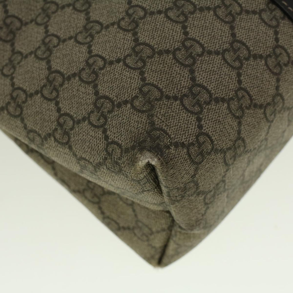 GUCCI GG Supreme Tote Bag PVC Leather Beige 223668 58795
