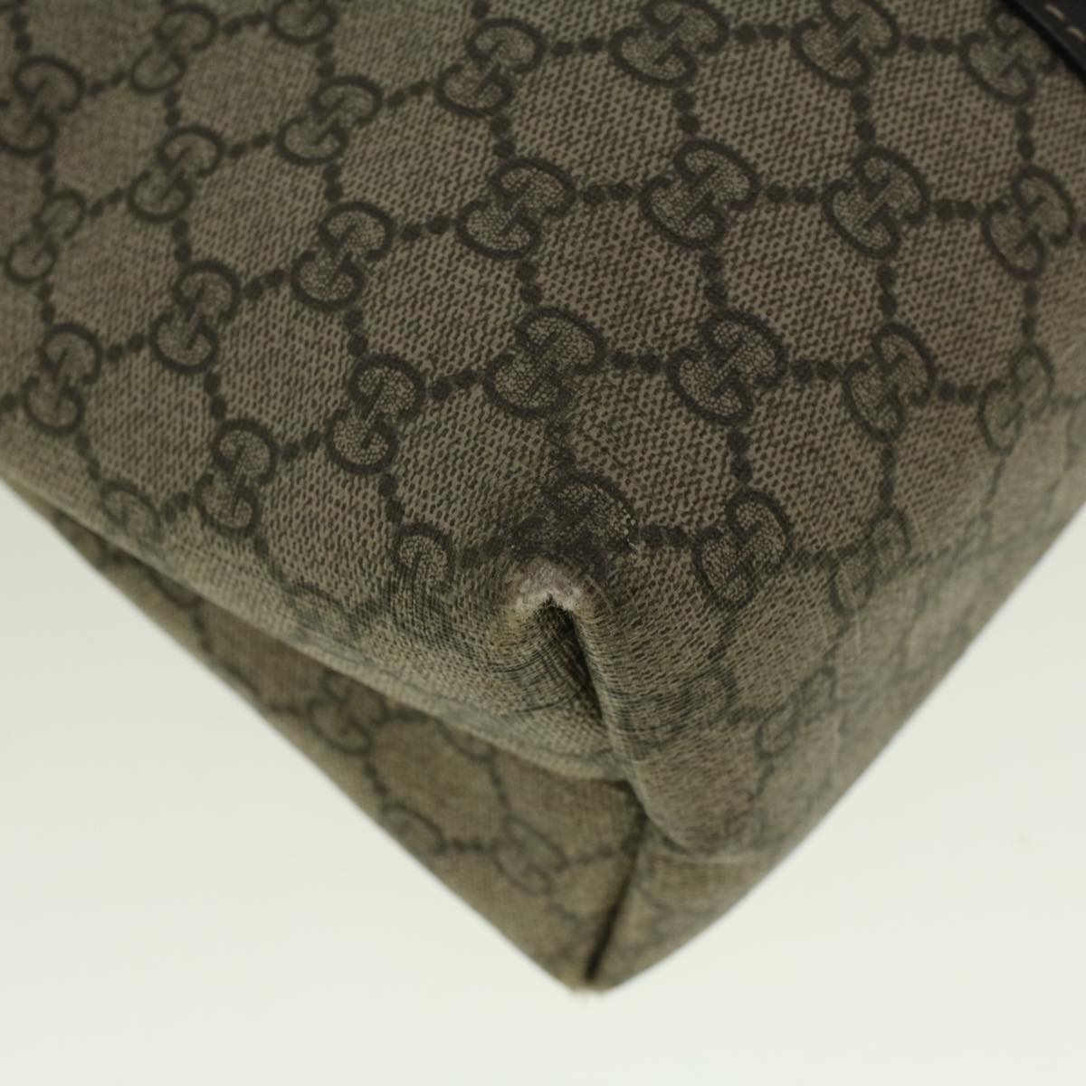 GUCCI GG Supreme Tote Bag PVC Leather Beige 223668 58795