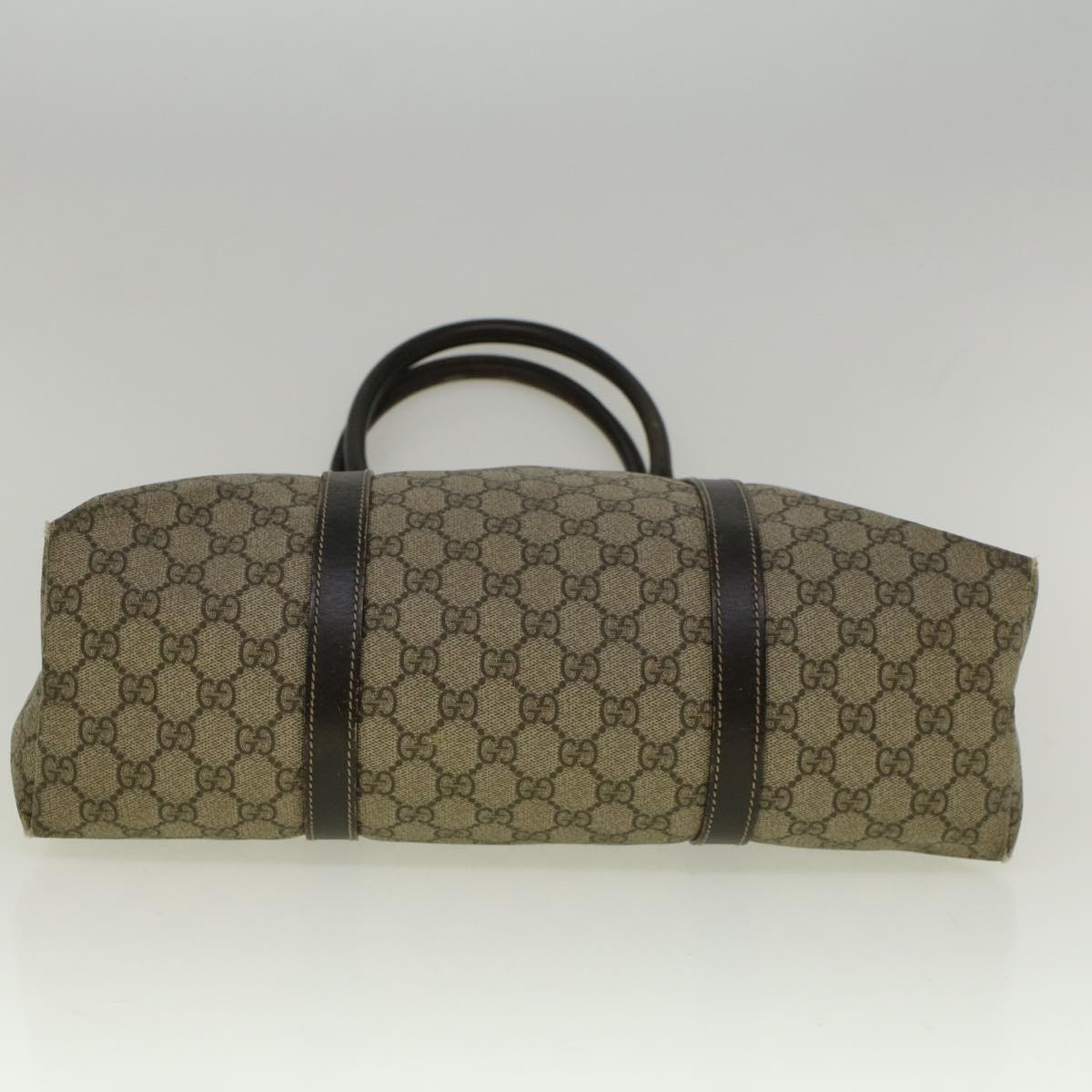 GUCCI GG Supreme Tote Bag PVC Leather Beige 223668 58795
