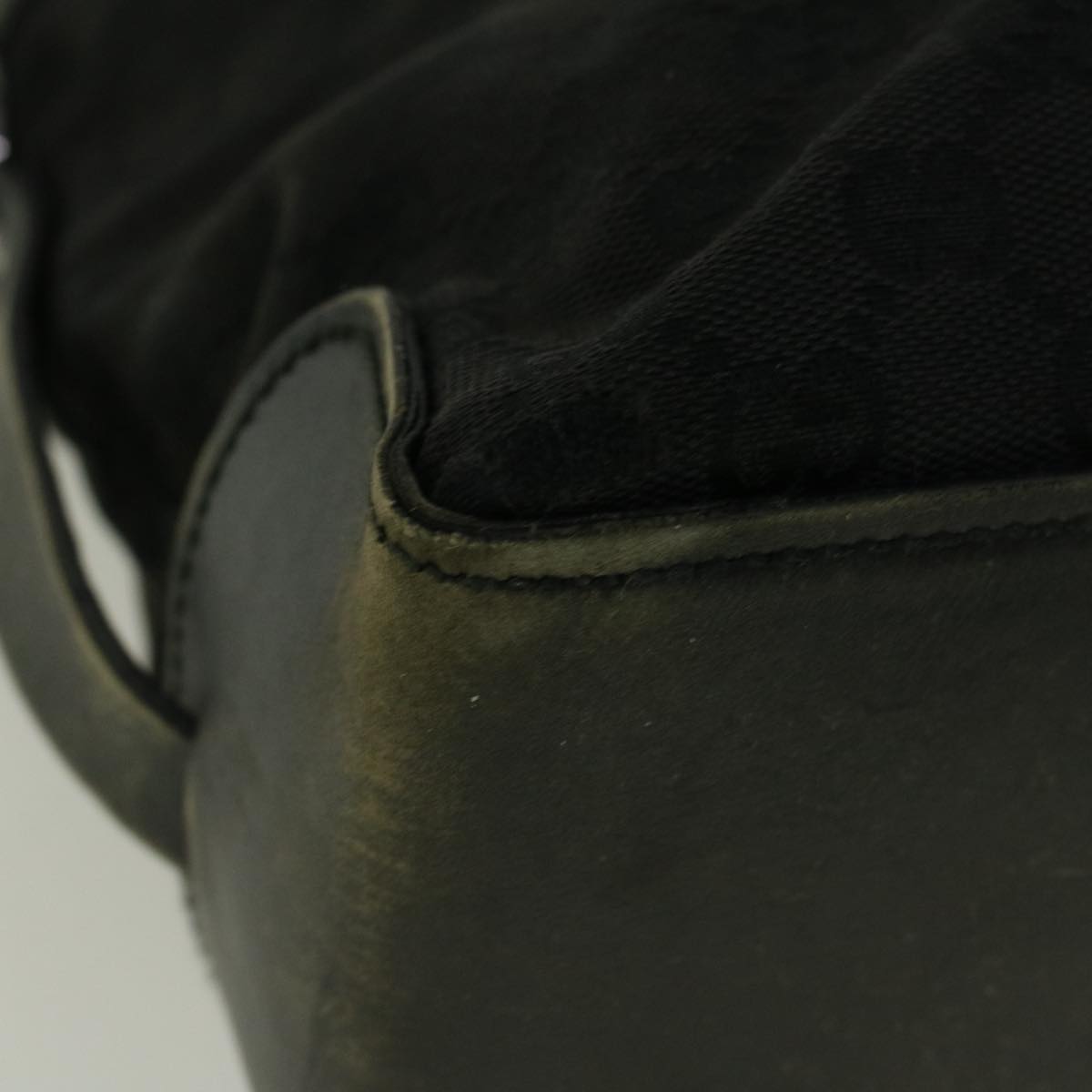 GUCCI GG Canvas Tote Bag Black 106251 58796