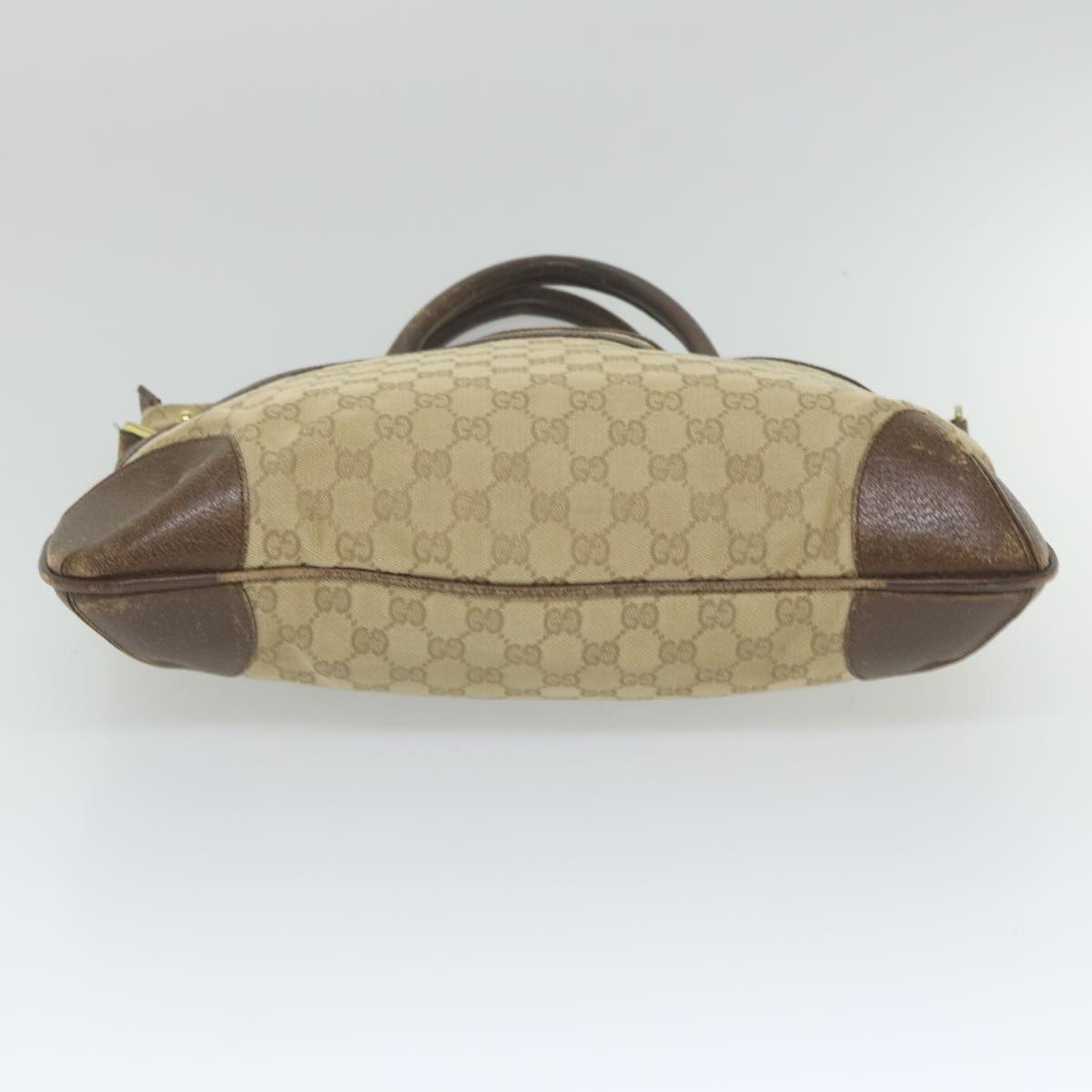 GUCCI GG Canvas Tote Bag 2way Beige 115525 203989 58799