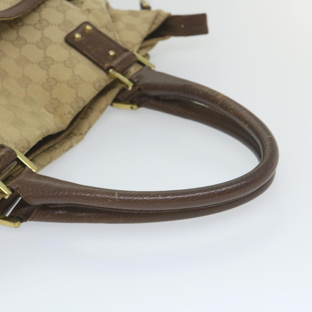 GUCCI GG Canvas Tote Bag 2way Beige 115525 203989 58799