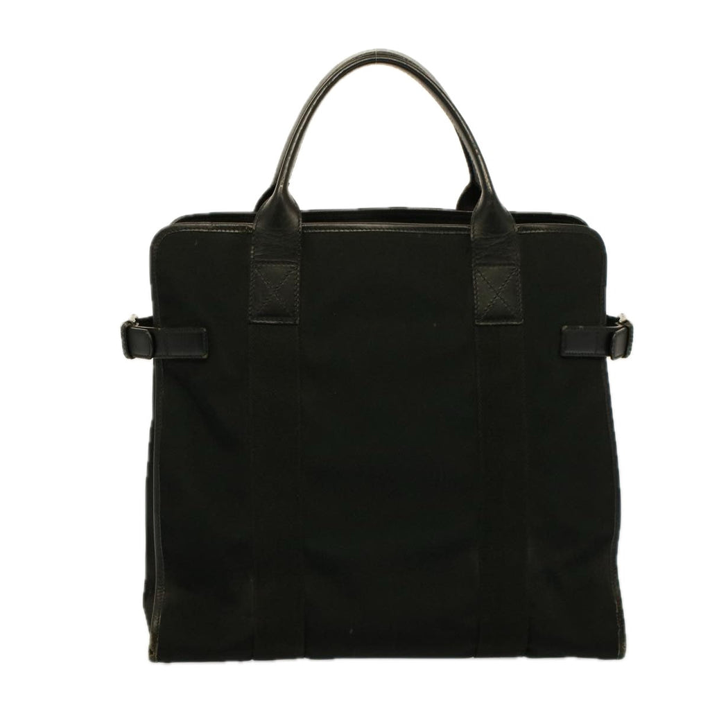 GUCCI Chain Hand Bag Nylon Black 115517 58800