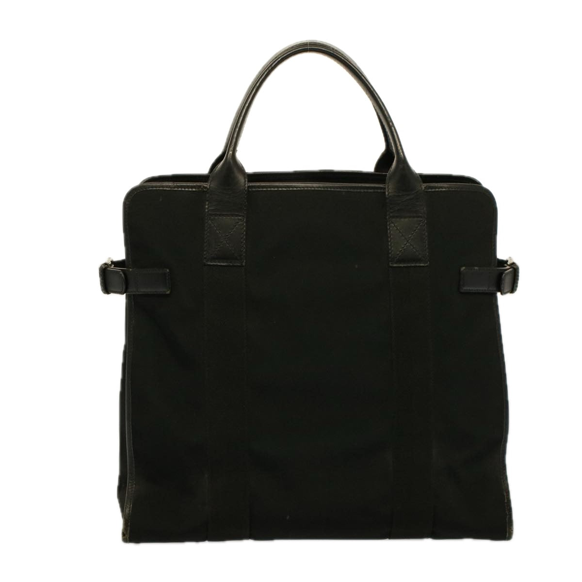 GUCCI Chain Hand Bag Nylon Black 115517 58800