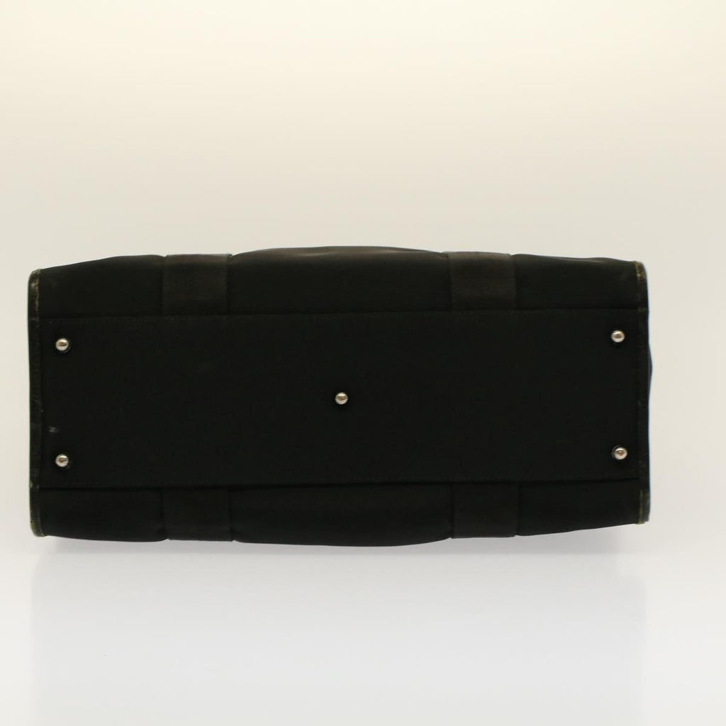 GUCCI Chain Hand Bag Nylon Black 115517 58800