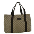 GUCCI GG Canvas Tote Bag Coated Canvas Beige 141624 58802