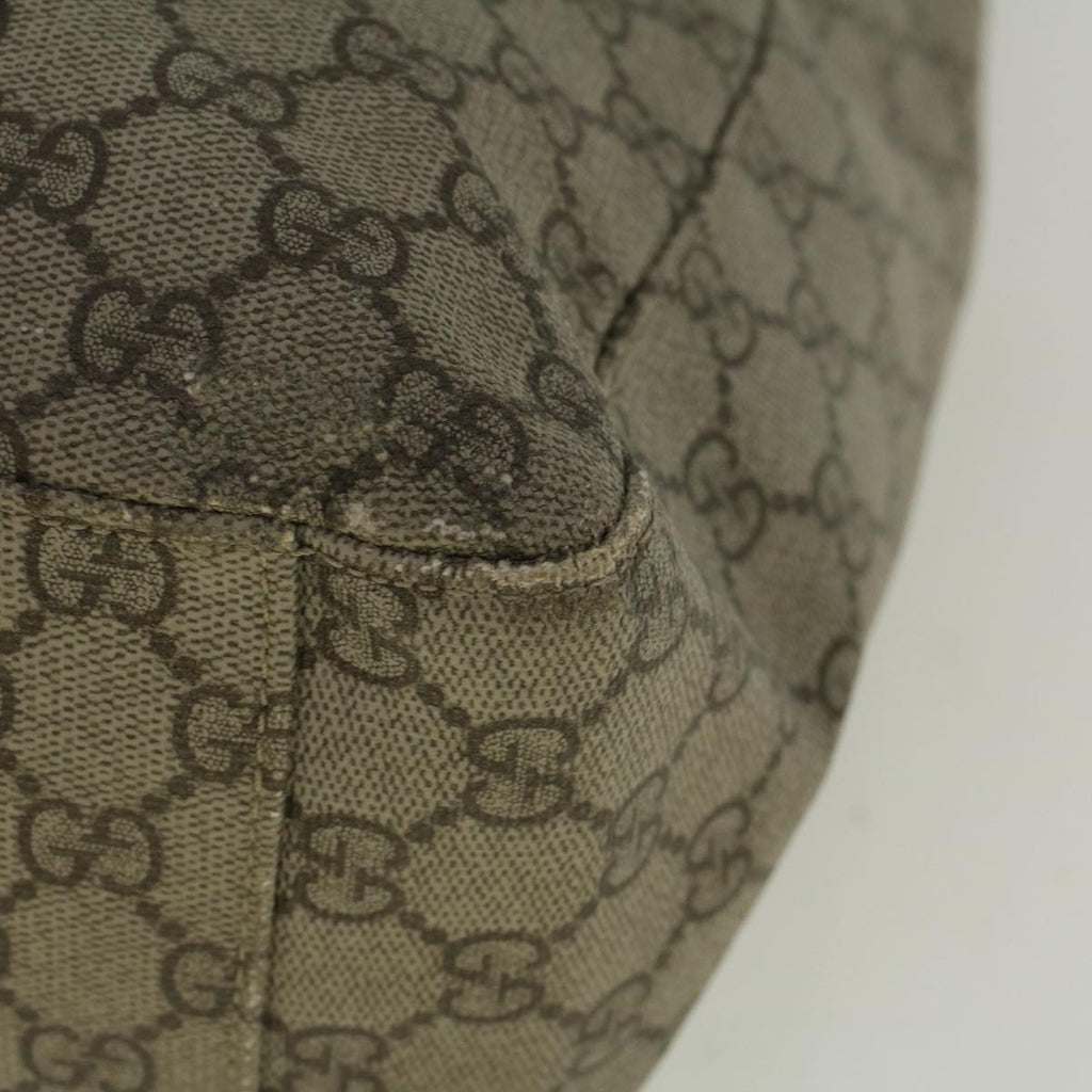 GUCCI GG Canvas Tote Bag Coated Canvas Beige 141624 58802