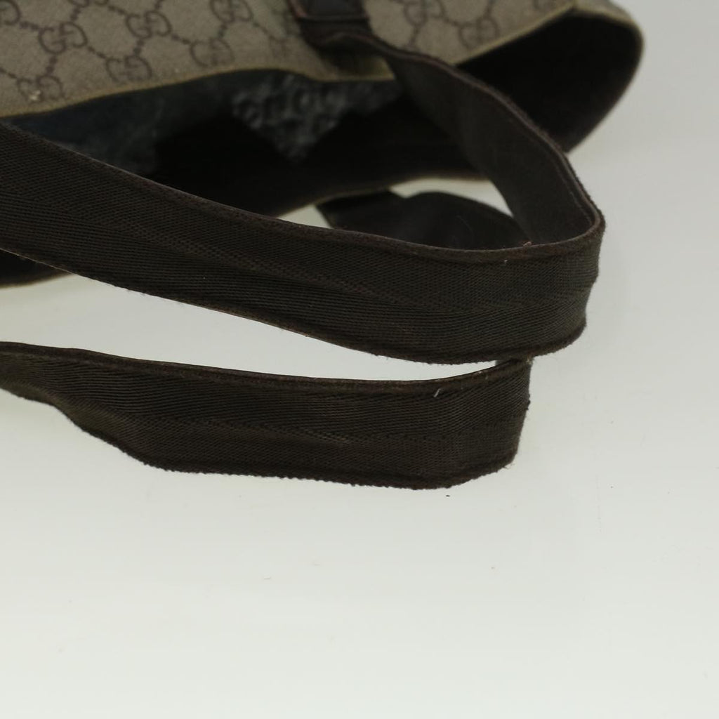 GUCCI GG Canvas Tote Bag Coated Canvas Beige 141624 58802