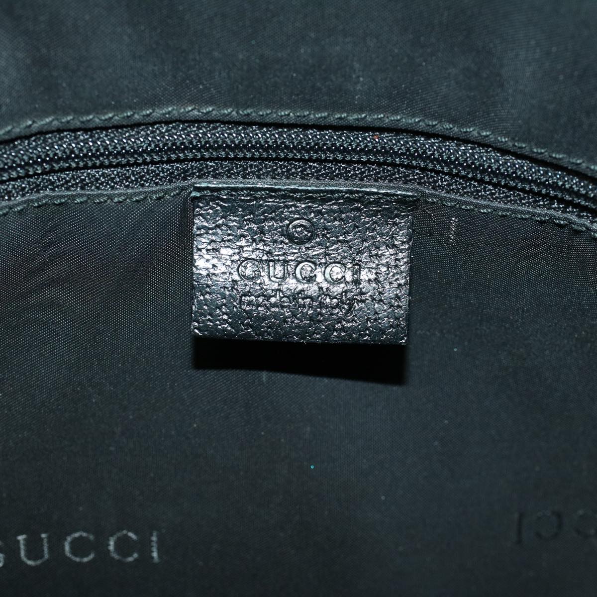 GUCCI Jackie Shoulder Bag Nylon Black 58805