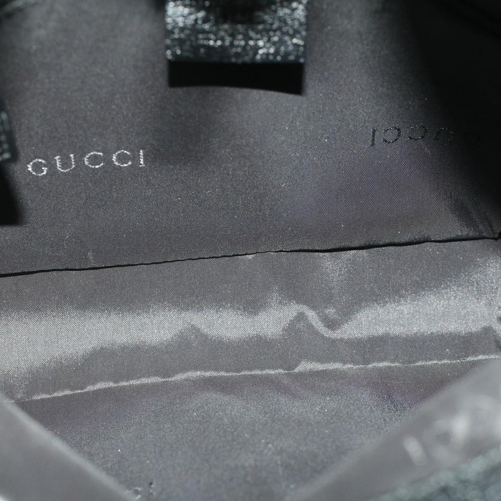 GUCCI Jackie Shoulder Bag Nylon Black 58805