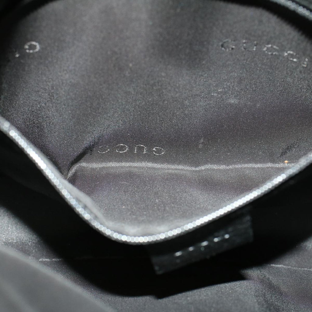 GUCCI Jackie Shoulder Bag Nylon Black 58805