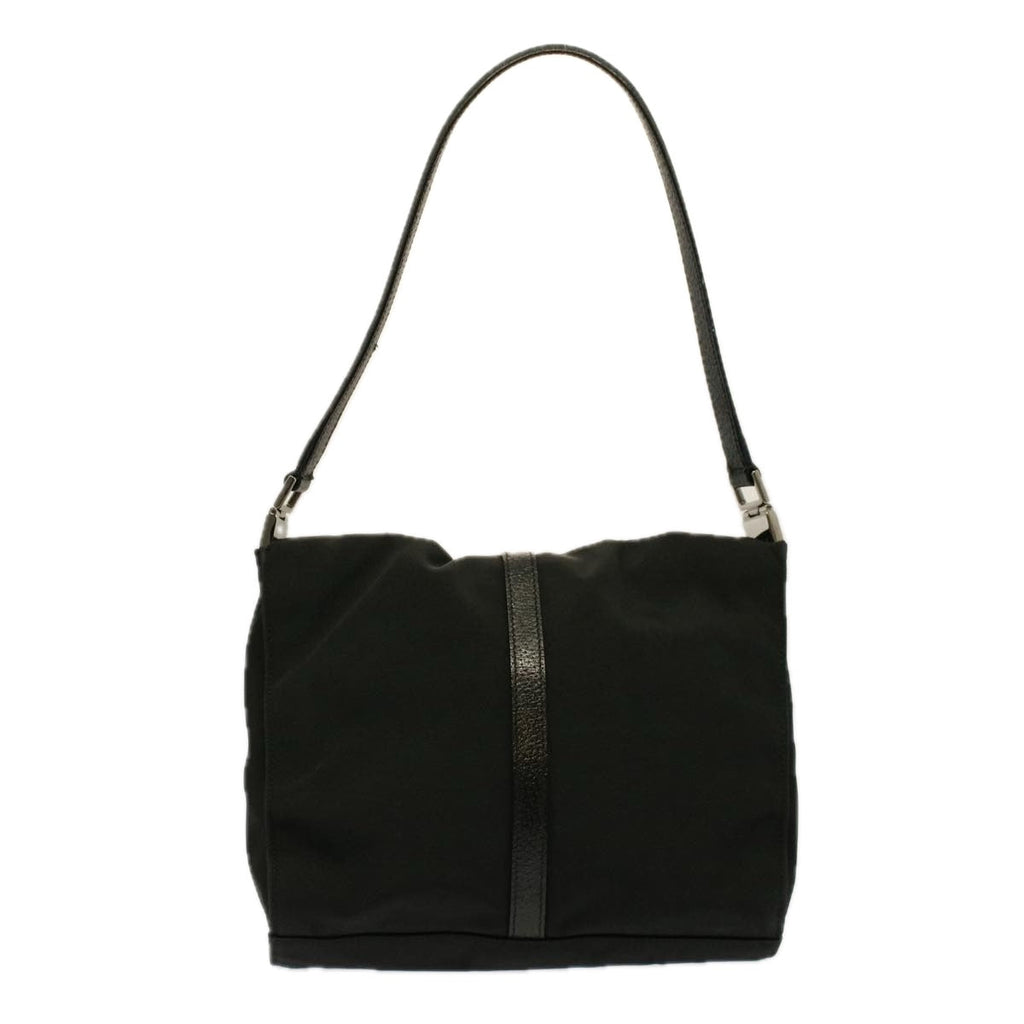 GUCCI Jackie Shoulder Bag Nylon Black 58805
