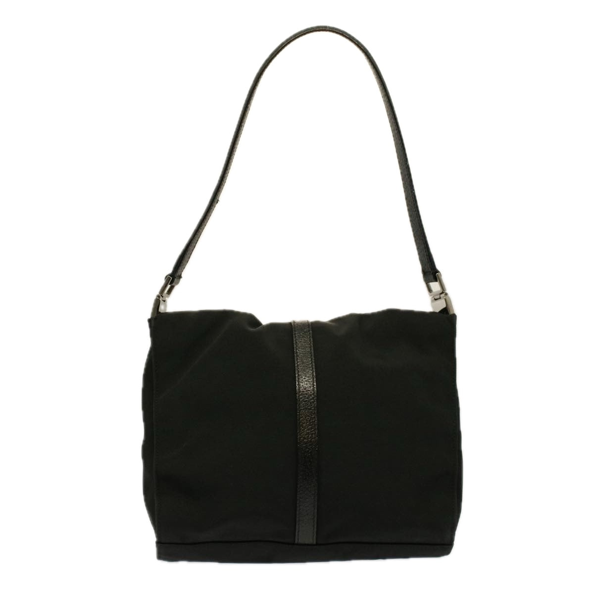 GUCCI Jackie Shoulder Bag Nylon Black 58805