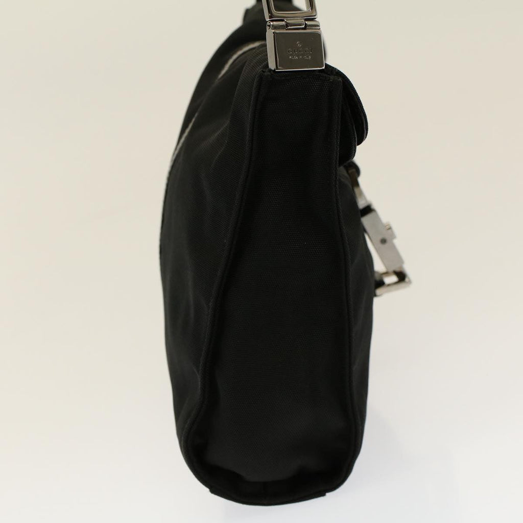 GUCCI Jackie Shoulder Bag Nylon Black 58805