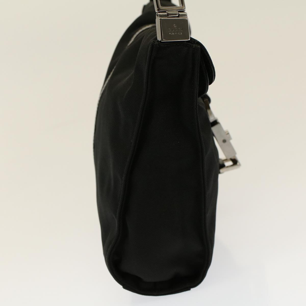 GUCCI Jackie Shoulder Bag Nylon Black 58805
