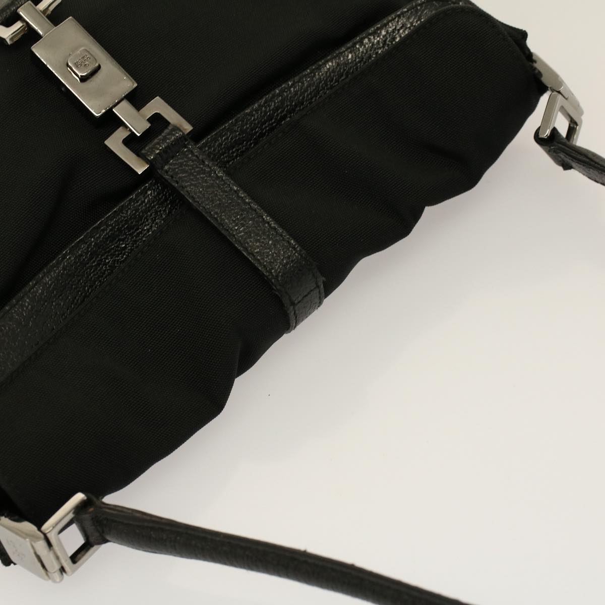 GUCCI Jackie Shoulder Bag Nylon Black 58805