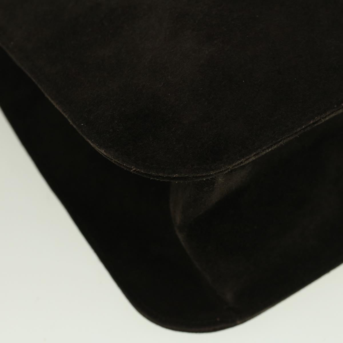 GUCCI Shoulder Bag Suede Brown 091 3167 001998 58812