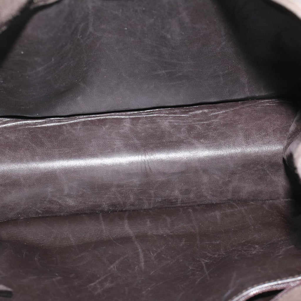 GUCCI Shoulder Bag Suede Brown 091 3167 001998 58812