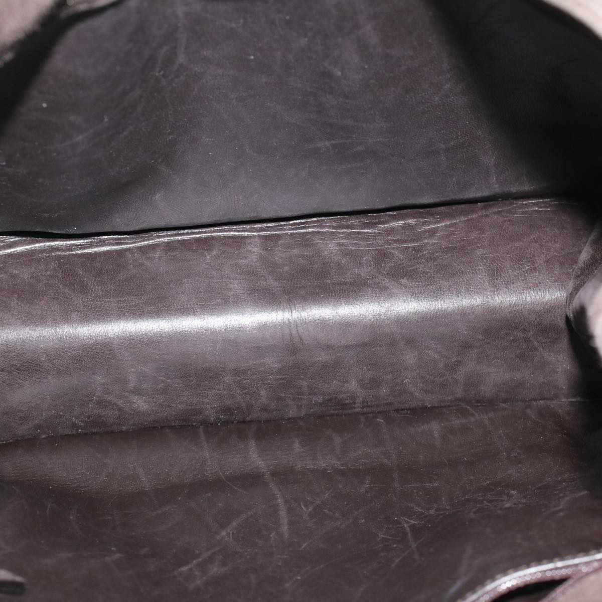 GUCCI Shoulder Bag Suede Brown 091 3167 001998 58812