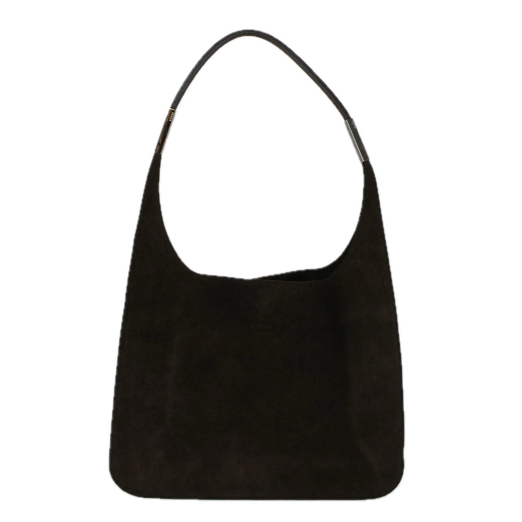 GUCCI Shoulder Bag Suede Brown 091 3167 001998 58812