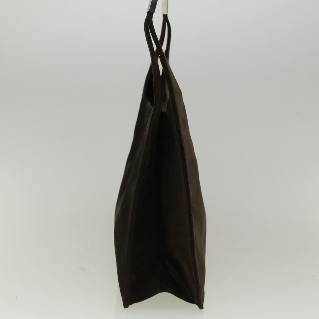 GUCCI Shoulder Bag Suede Brown 091 3167 001998 58812