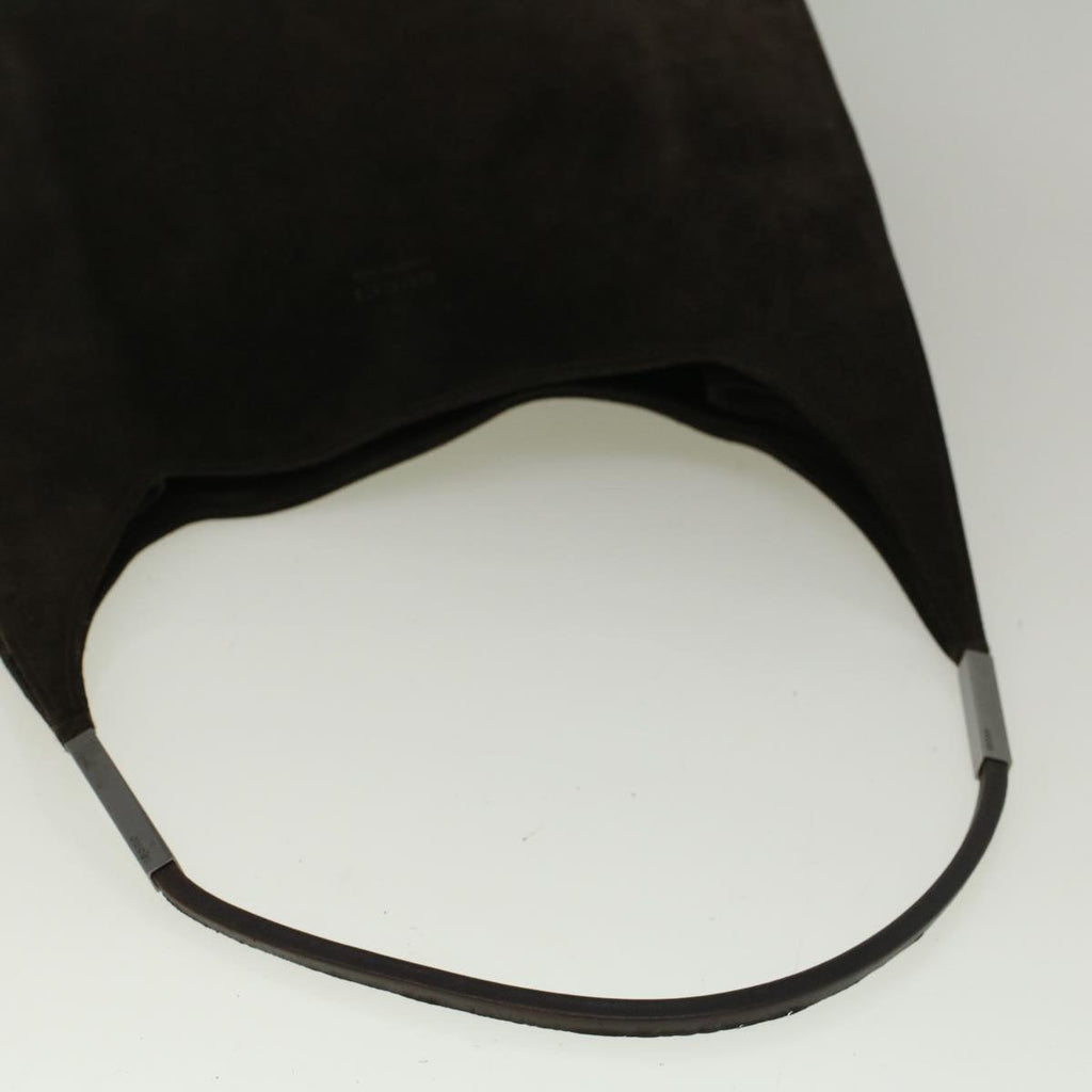 GUCCI Shoulder Bag Suede Brown 091 3167 001998 58812