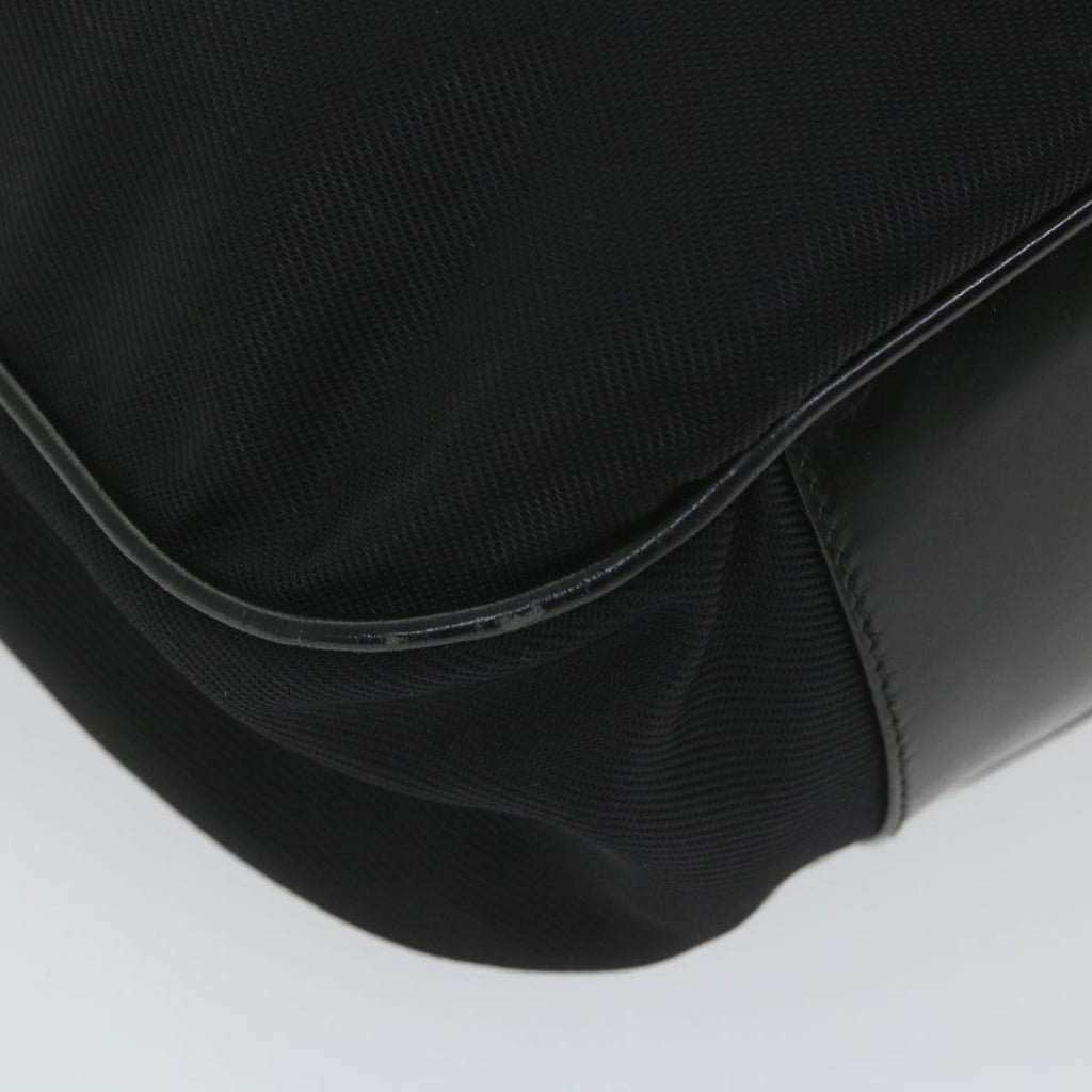 GUCCI Bamboo Shoulder Bag Nylon 2way Black 001 1998 1577 5 58813