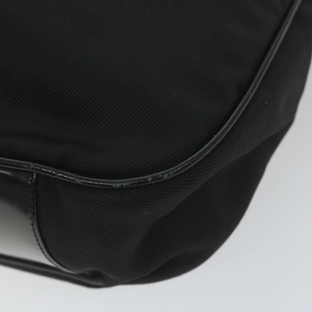 GUCCI Bamboo Shoulder Bag Nylon 2way Black 001 1998 1577 5 58813