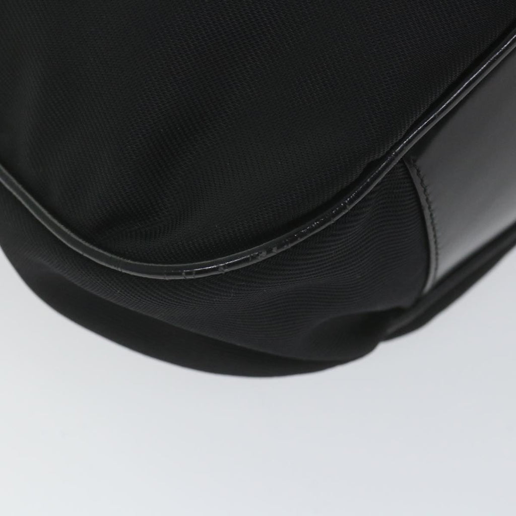 GUCCI Bamboo Shoulder Bag Nylon 2way Black 001 1998 1577 5 58813