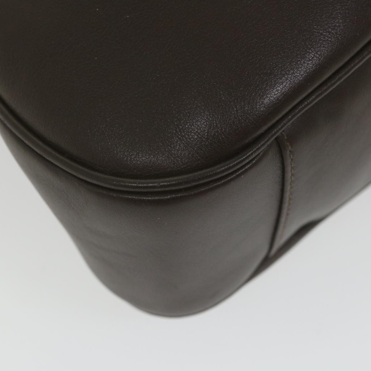GUCCI Bamboo Shoulder Bag Leather Brown 001 1998 1577 58814