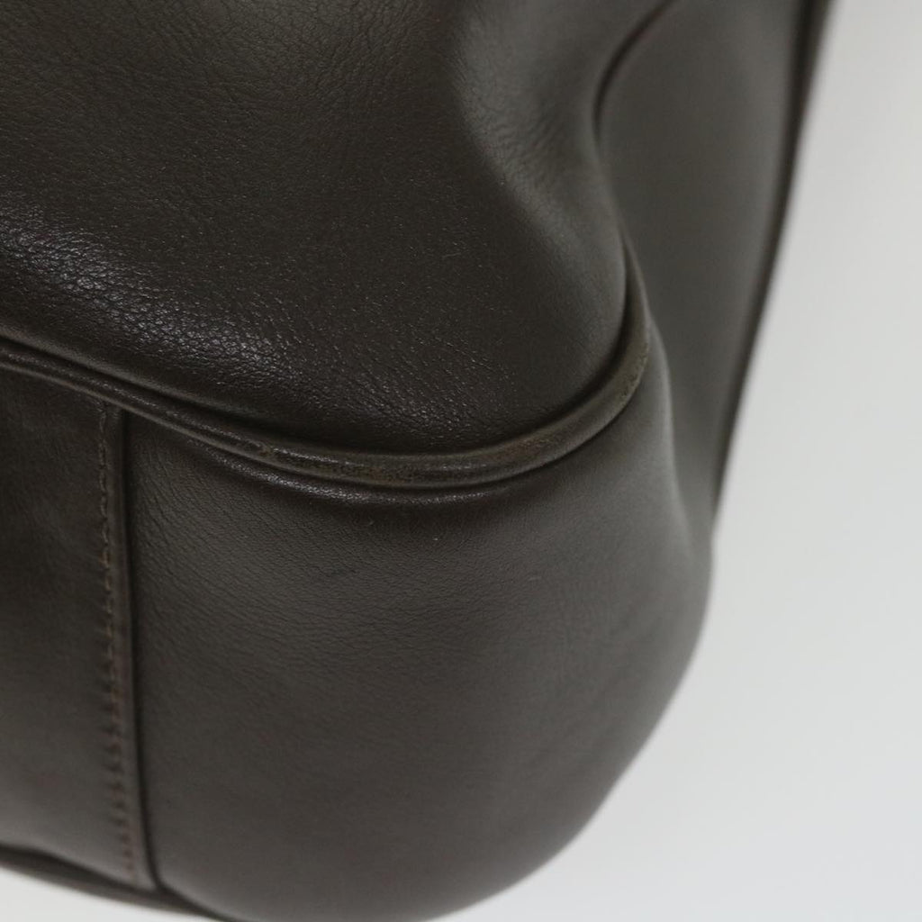 GUCCI Bamboo Shoulder Bag Leather Brown 001 1998 1577 58814