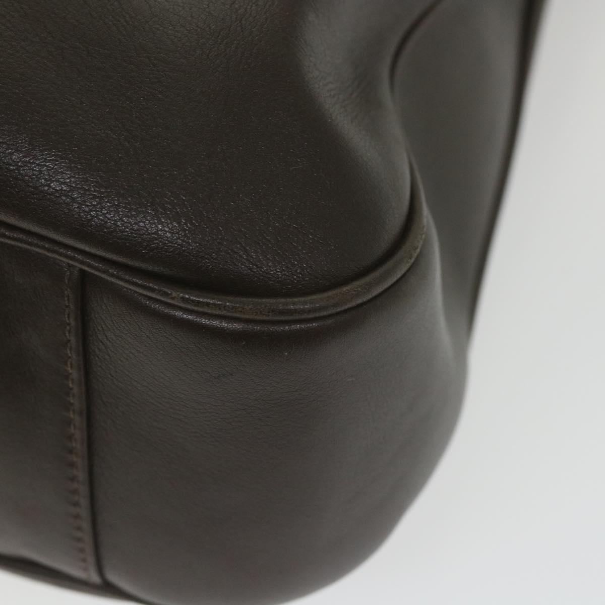 GUCCI Bamboo Shoulder Bag Leather Brown 001 1998 1577 58814